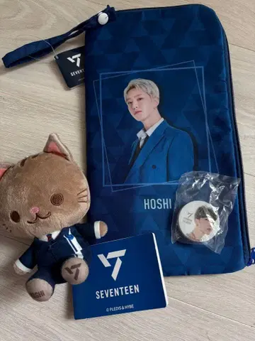 SEVENTEEN HOSHI 봉제 인형 파우치 스마트폰 링 세트