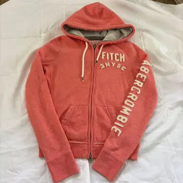 Abercrombie & Fitch 집업 후드티 핑크 S 새상품급