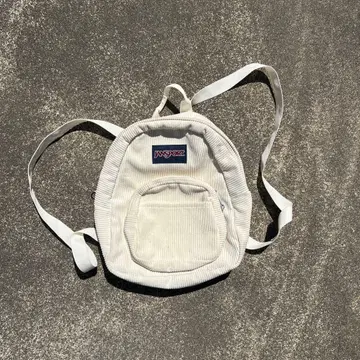 JanSport 미니 백팩 코듀로이 화이트