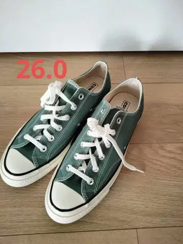 컨버스 26.0 Chuck Taylor 70s 로우컷 그린