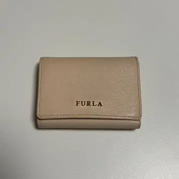 FURLA 3단 폴더형 지갑 라이트 베이지