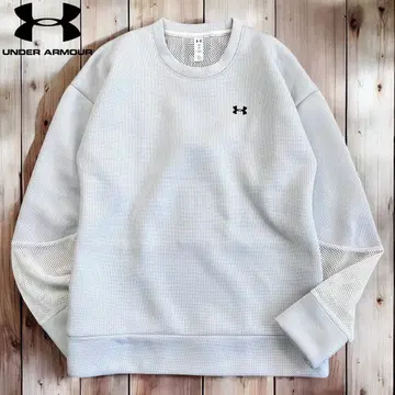 05M934 UNDER ARMOUR 메쉬 크루넥 맨투맨 S