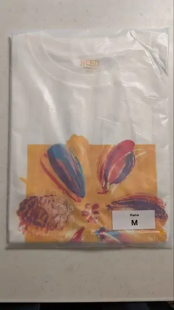 후지이 카제 Hana tee 티셔츠 화이트 M 사이즈