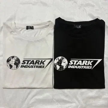 2장 세트 MARVEL Iron Man 마블 아이언맨 T셔츠 M