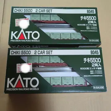 KATO 치키5500 6000형 컨테이너 적재 2량입 x 2세트 N게이지