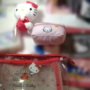 Hello Kitty mitte 클리어 파우치 외