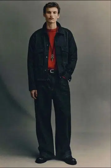미사용 ZARA 데님 셋업 G자켓 G바지 M사이즈