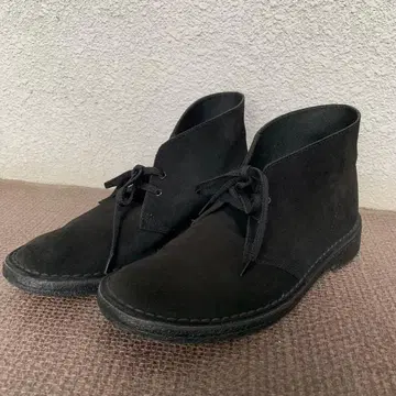 Clarks 클락스 데저트 부츠 블랙 스웨이드 US8.5
