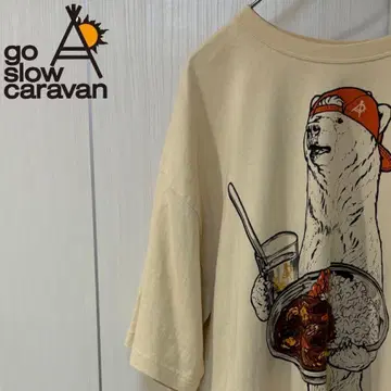 GO SLOW CARAVAN 티셔츠 카레