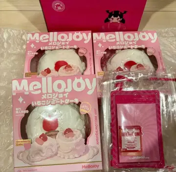 Mellojoy 메로조이 딸기 쇼트 케이크 스퀴즈 3개 세트