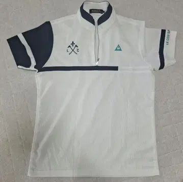 le coq sportif 골프 셔츠 하프 지퍼 L