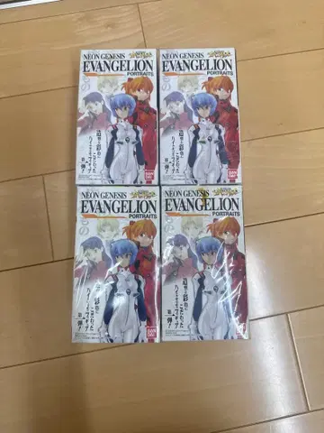 신세기 에반게리온 포트레이트 4개