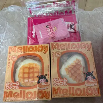 Mellojoy 크림 와플 스퀴즈 2개 세트