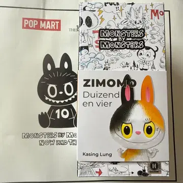 [미개봉 새상품] POP MART ZIMOMO Cat 전시회 한정품