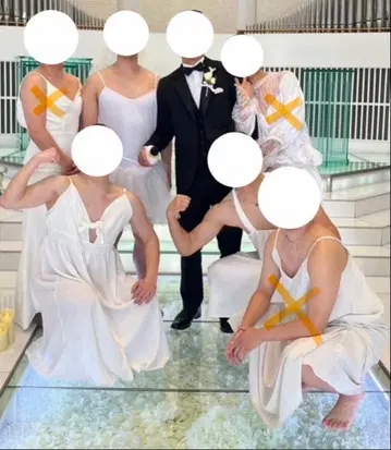 퍼스트 미트 깜짝 웨딩 드레스