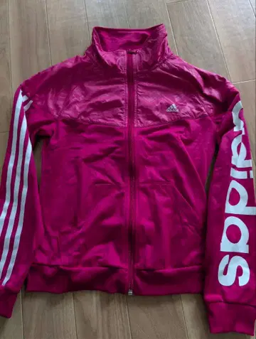 adidas 집업 저지 핑크