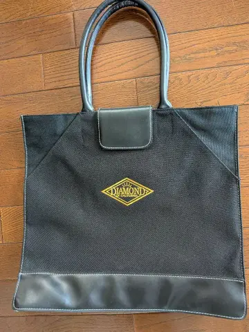 DIAMOND OF CALIFORNIA 토트백 캔버스 소재 블랙 컬러