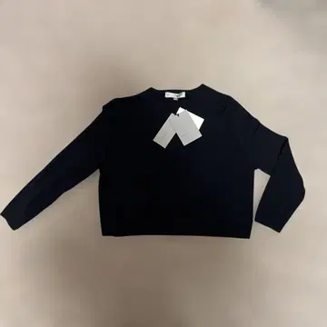 M-PREMIER COUTURE 7부 소매 니트 네이비 38