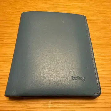 Bellroy 접이식 지갑 가죽 블루 Note Sleeve [ 미니 지갑