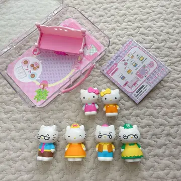 Hello Kitty 인형 세트 미니 피규어