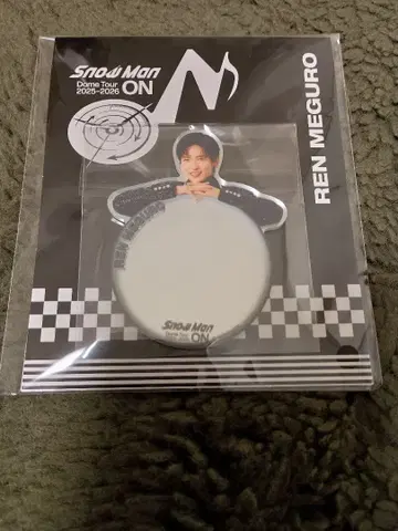 Snow Man 메구로 렌 거울 스티커