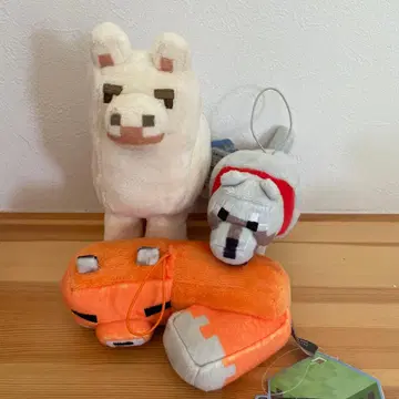 마인크래프트 봉제 인형 세트