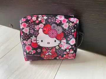 새상품 헬로키티 에코백 일본풍 패턴 벚꽃 나비 산리오