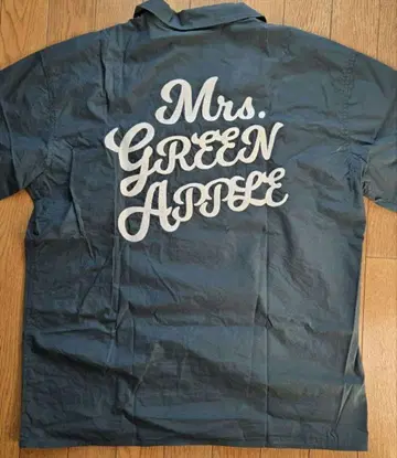 Mrs. GREEN APPLE 미세스 노아의 방주 자수 셔츠 그린 그린