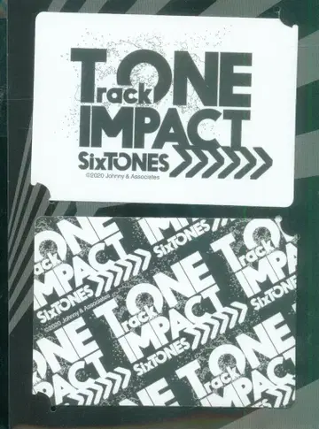 SixTONES 20년 TrackONE-IMPACT- 투어 스티커