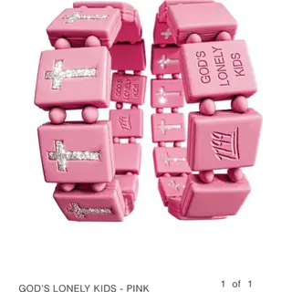 Bazo 1199 GOD'S LONELY KIDS - PINK | 패션 팔찌 | 번개장터 중고거래