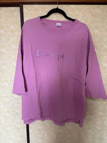챔피온 Champion 반팔 T셔츠 퍼플 RODEO 콜라보
