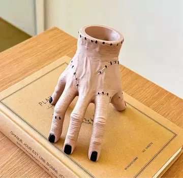 아담스 패밀리 핸드 오브제 필통 호러