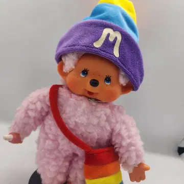 몽치치 봉제 인형 레인보우 미니백 포함