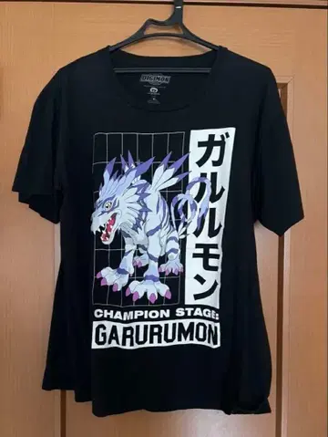 DIGIMON 가루루몬 T셔츠 XL 디지몬 공식 00s