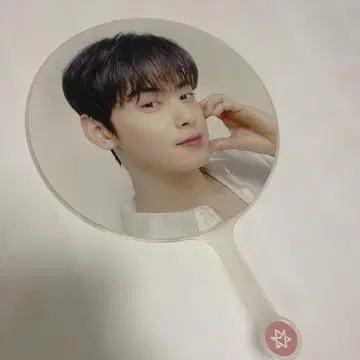 [중고] ASTRO 차은우 부채 핑크