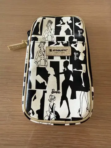 새상품급 ARTISAN&ARTIST 바비 패턴 화장품 파우치