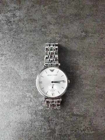 EMPORIO ARMANI 손목시계 쿼츠 실버