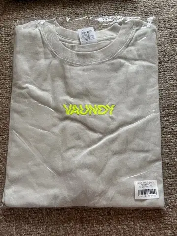 Vaundy 심호흡 롱티 미개봉 새상품 Light Gray S 사이즈
