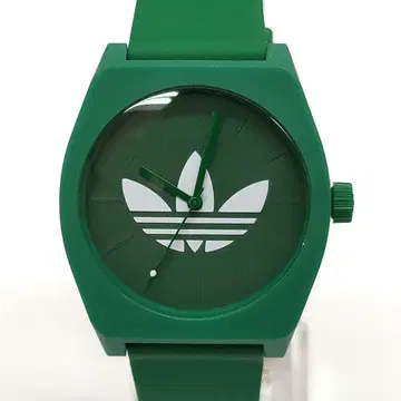 새상품 adidas 쿼츠 손목시계 그린 보증 포함!
