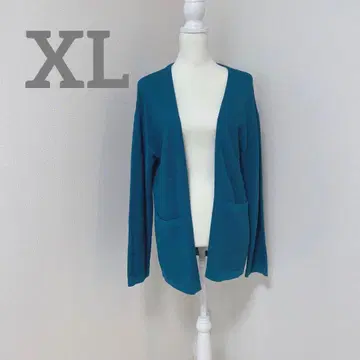 BACK NUMBER 백넘버 토퍼 가디건 XL 블루