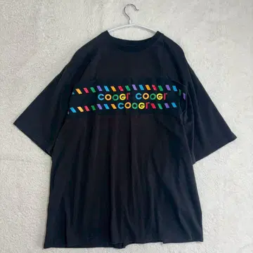 레어 90s COOGI SPORT 반팔 셔츠 멀티 컬러 로고 y2k