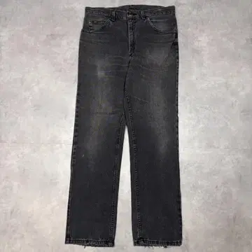 Lee 리 W32 블랙 데님 하의 팬츠 구제 의류 블랙 19693