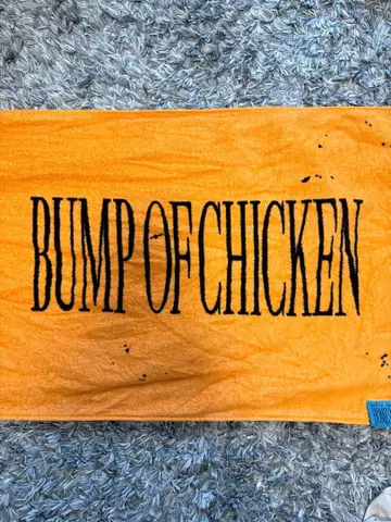 BUMP OF CHICKEN 페이스타월 오렌지