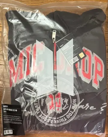 BTS MIC DROP ZIP-UP HOODIE 02