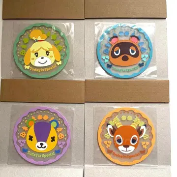 모여봐요 동물의 숲 가샤폰 클리어 러버 코스터 묶음 판매
