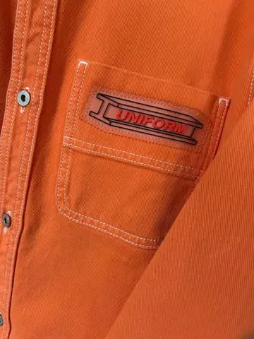 Heron Preston 데님 자켓 오렌지