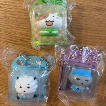 모치냐미 패키지 mini 피규어 마스코트 모치냐미 & 헤다리 & 렌탄