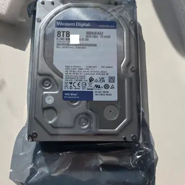 WD Blue 8TB HDD WD80EAAZ 미개봉 | 브랜드 중고거래 플랫폼, 번개장터