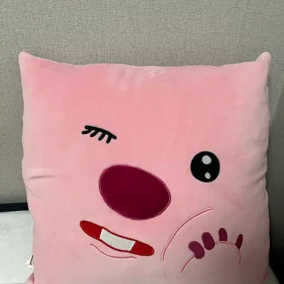 잔망루피 얼굴 쿠션