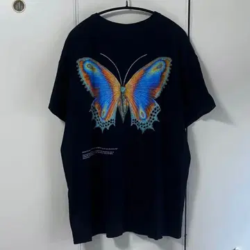HALSEY 홀지 티셔츠 블랙 공식 버터플라이 나비 L